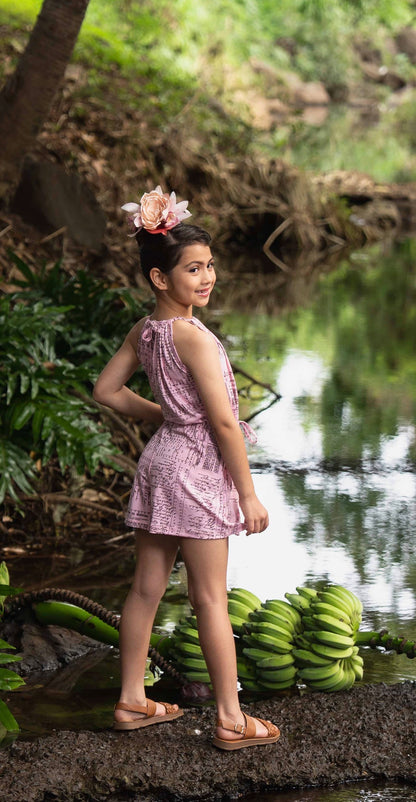 Nalani Halter Romper GIRLʻS  DTY-S  (MM ʻ26)