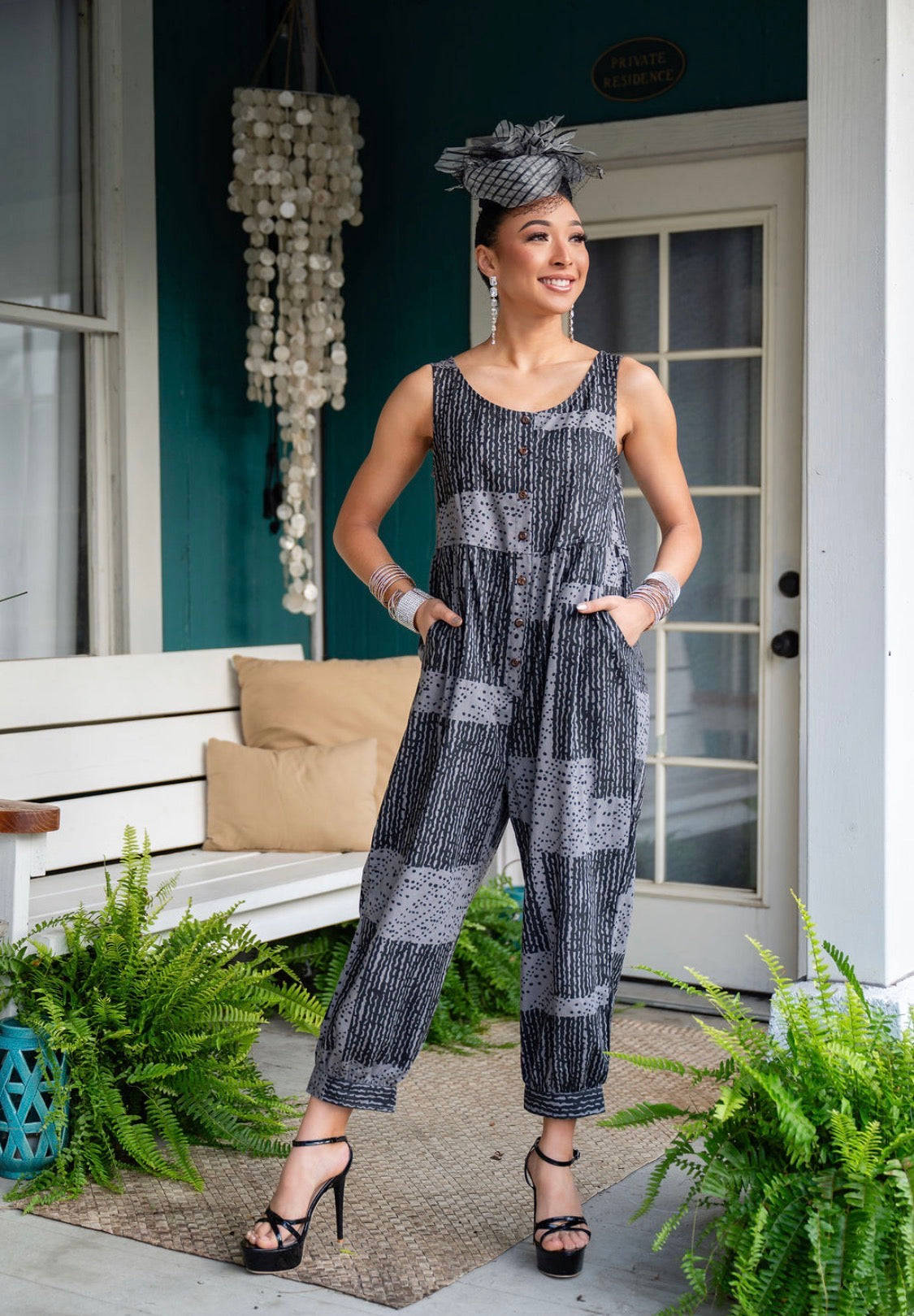 Hāleo Tank Romper LINEN (BHG ʻ26)