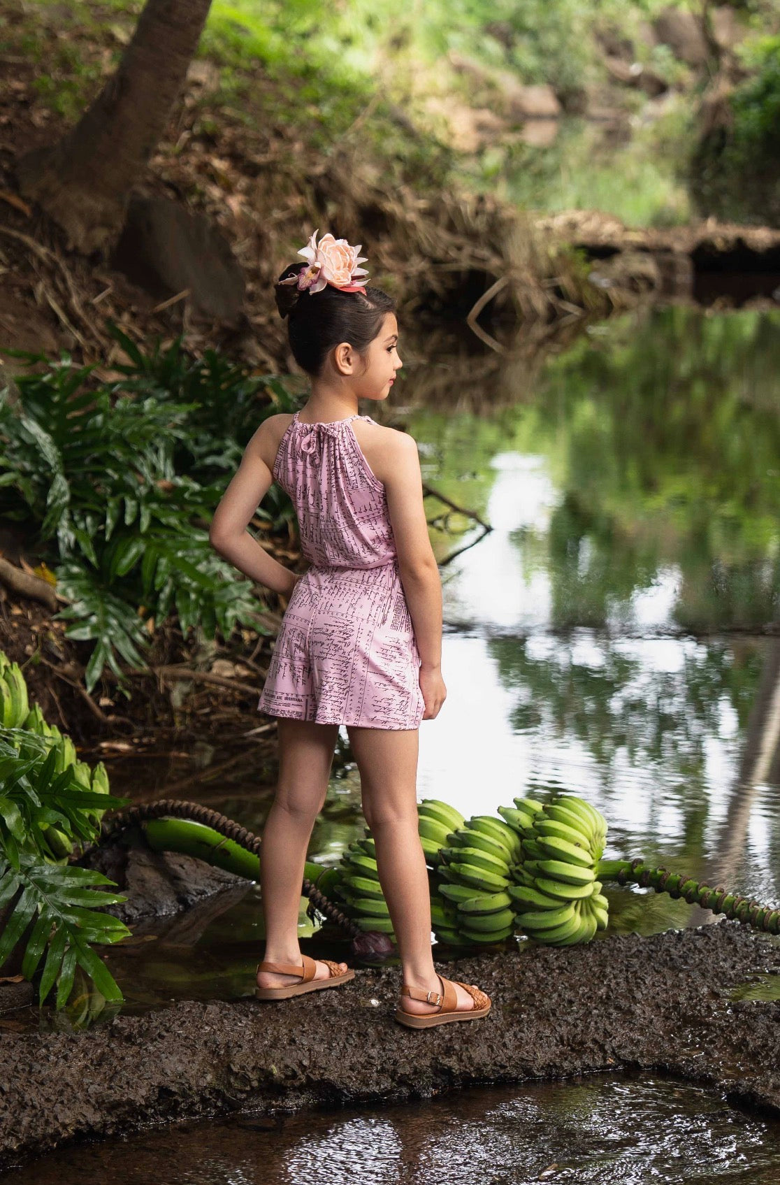 Nalani Halter Romper GIRLʻS  DTY-S  (MM ʻ26)