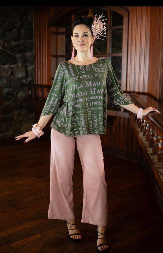 Hauʻoli Blouse DTY-S (NEWʻ26) POHO