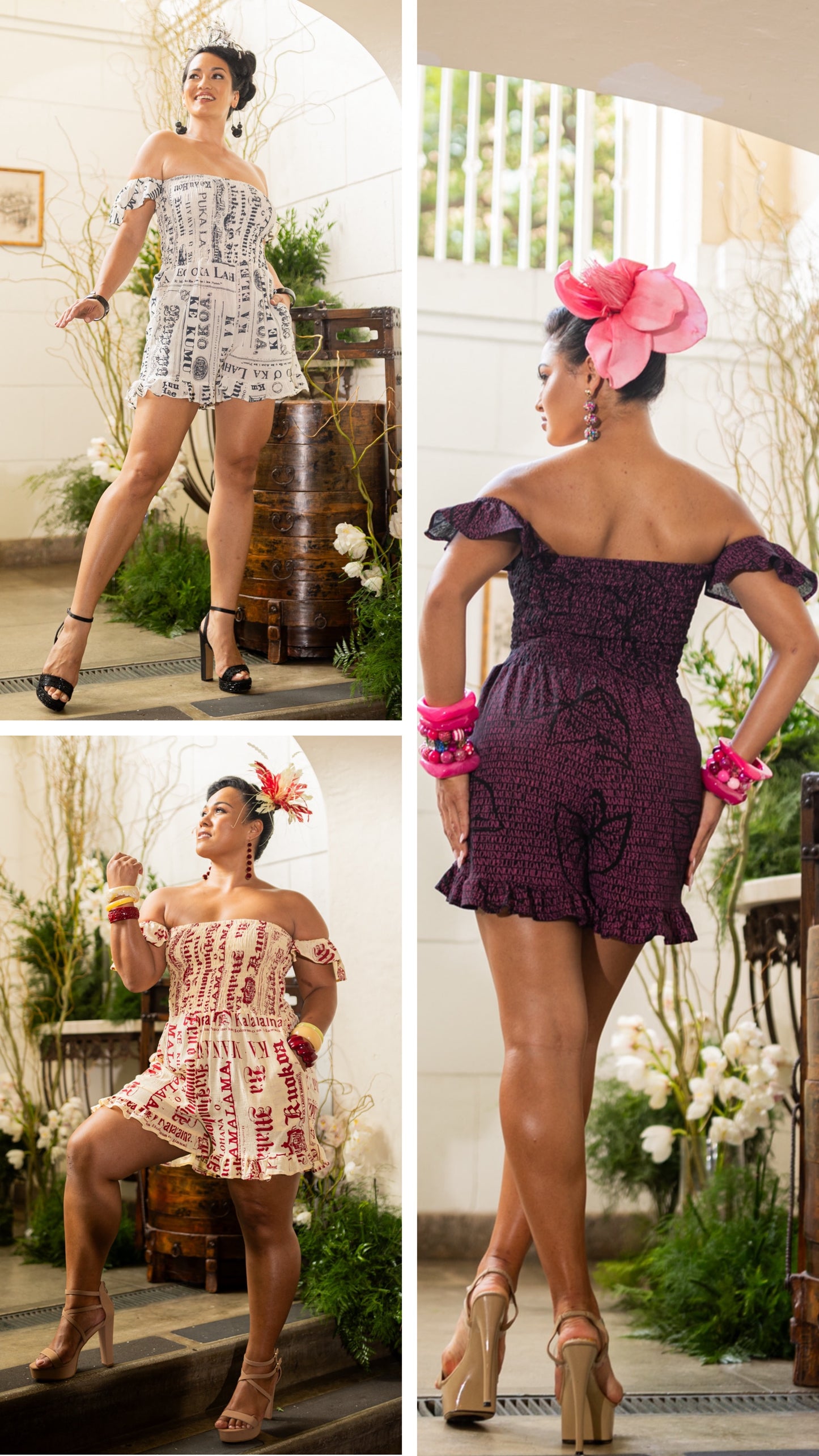 Kawahine Romper(GAUZE Winter ʻ25)