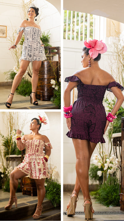 Kawahine Romper(GAUZE Winter ʻ25)