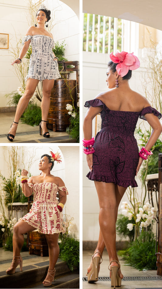 Kawahine Romper(GAUZE Winter ʻ25)