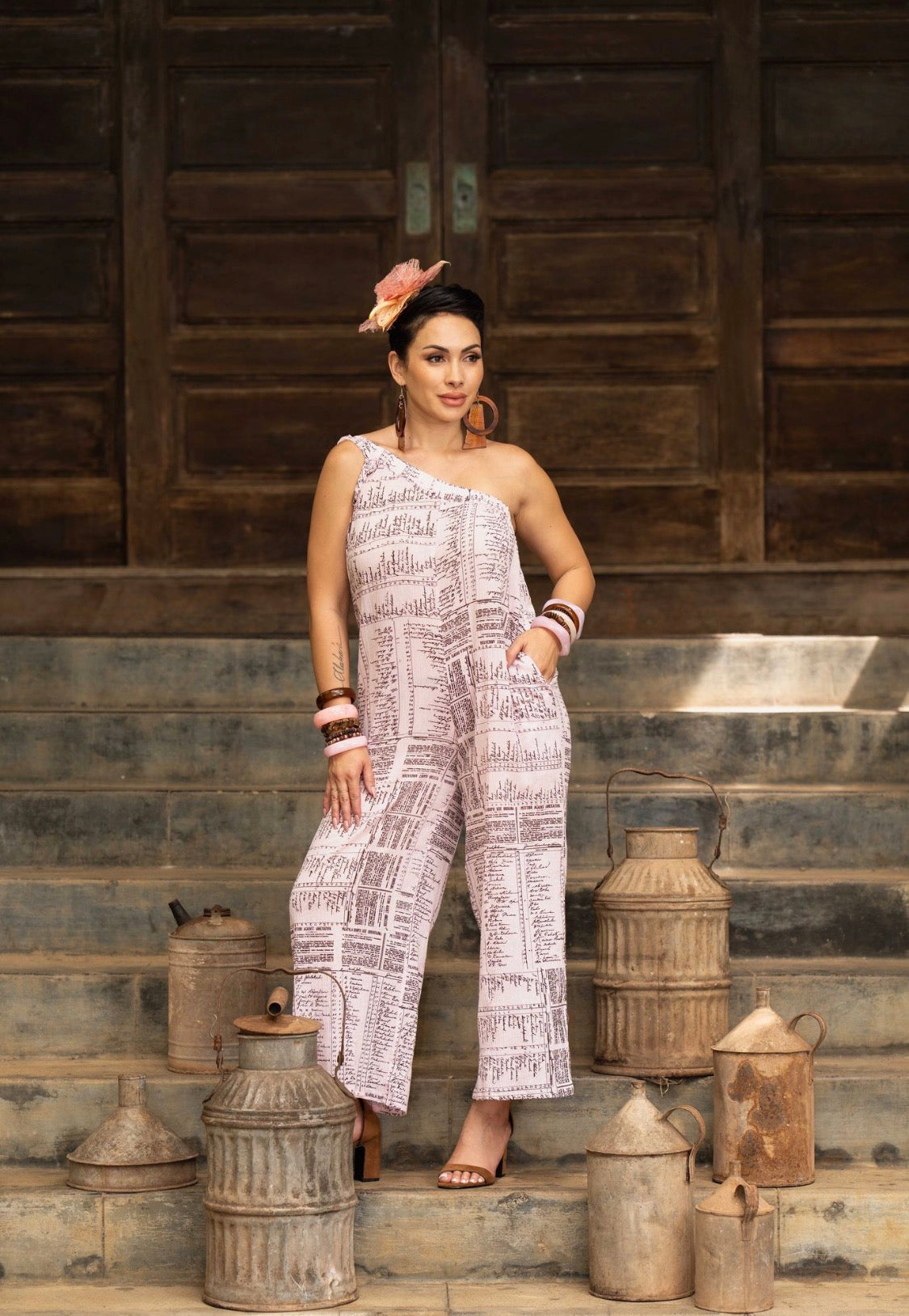 Mikiala ONE SIDED Pant Romper GAUZE (MM ʻ26)