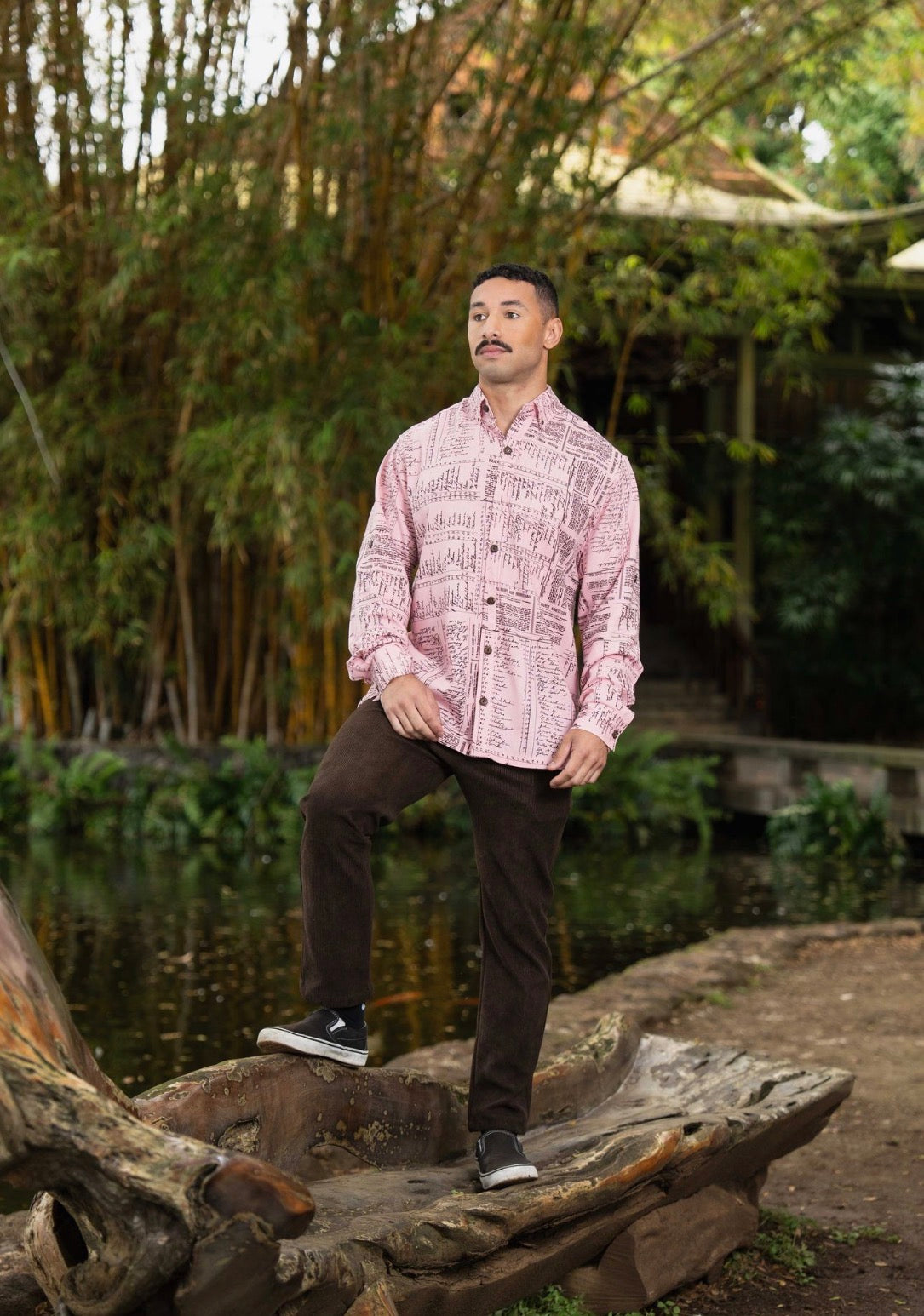 Aloha Shirt LONG SLEEVE (LINEN MM ʻ26)