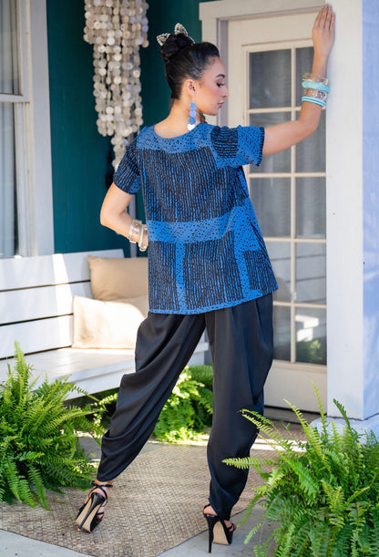 Hauoli SHORT SLEEVE Blouse AIRFLOW (BHD PHB ʻ26)