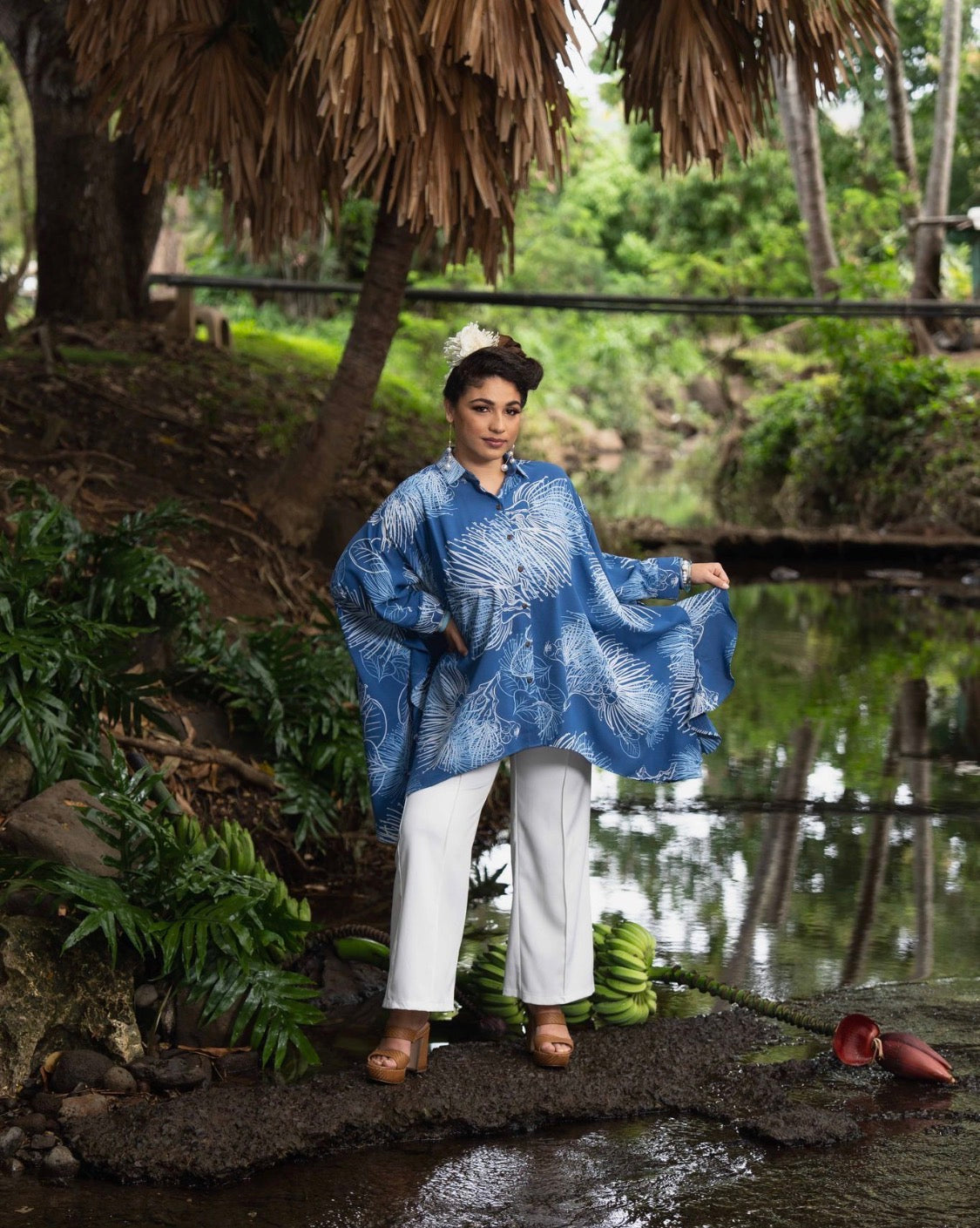 Anuenue Ruffle Wide Blouse AIRFLOW (MM ʻ26)