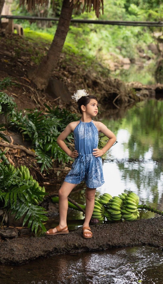 Nalani Halter Romper GIRLʻS  DTY-S  (MM ʻ26)