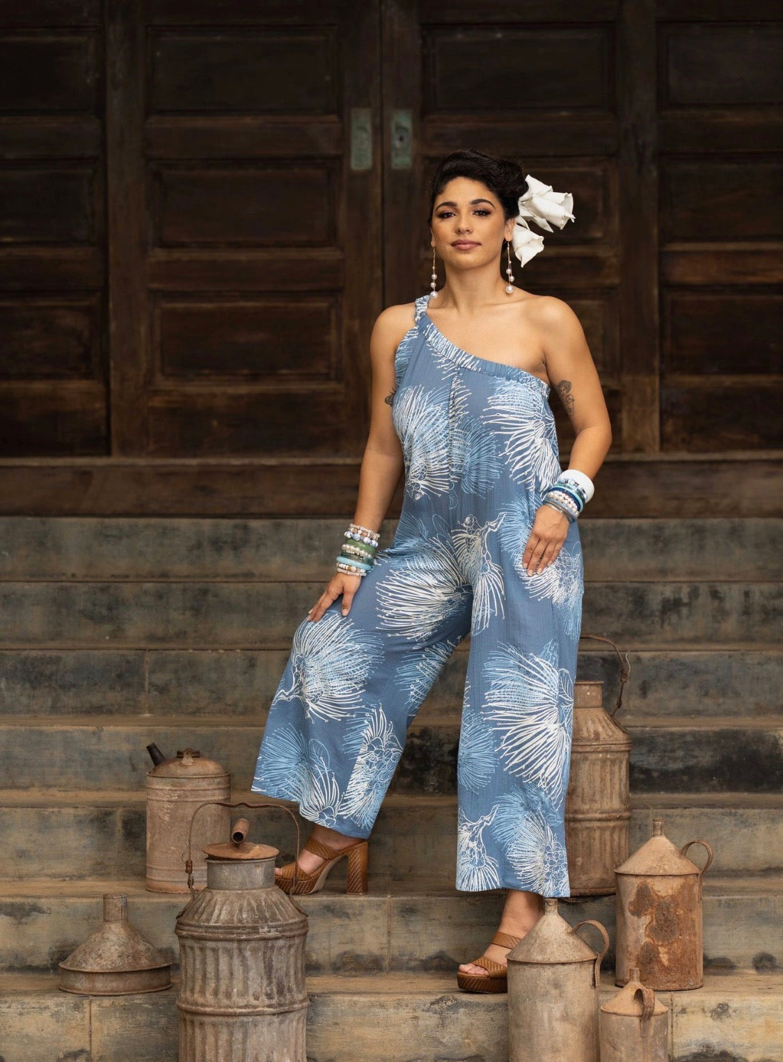 Mikiala ONE SIDED Pant Romper GAUZE (MM ʻ26)