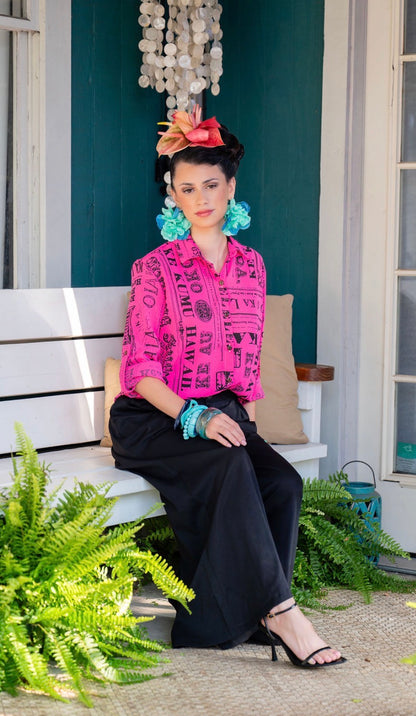 Kauʻi Long Sleeve Blouse AIRFLOW (BNNP)