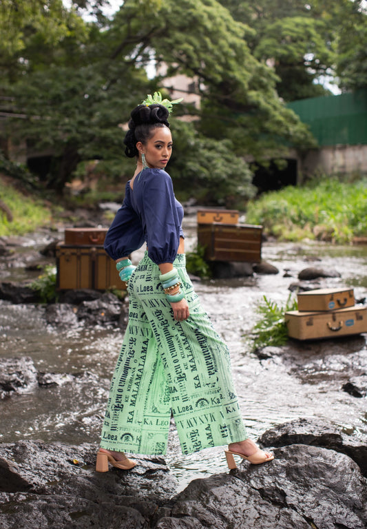 Puakea Smocking Pants GAUZE (MMʻ25)