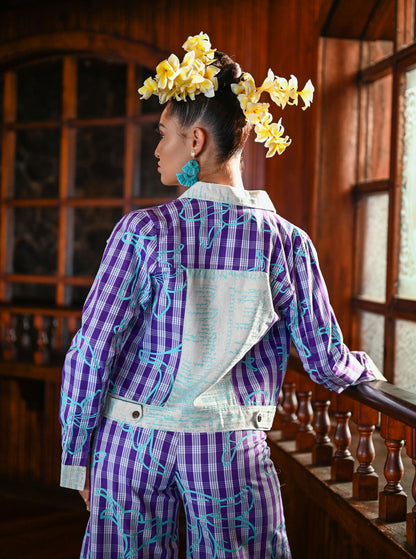 Keolalani Palaka Jacket (PURPLE PALAKA ʻ25)