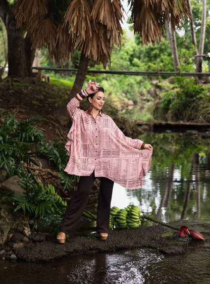 Anuenue Ruffle Wide Blouse AIRFLOW (MM ʻ26)