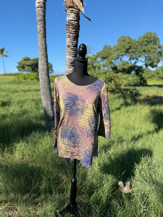 Kaʻawa 3/4 Long Sleeve Blouse (Dble Release)