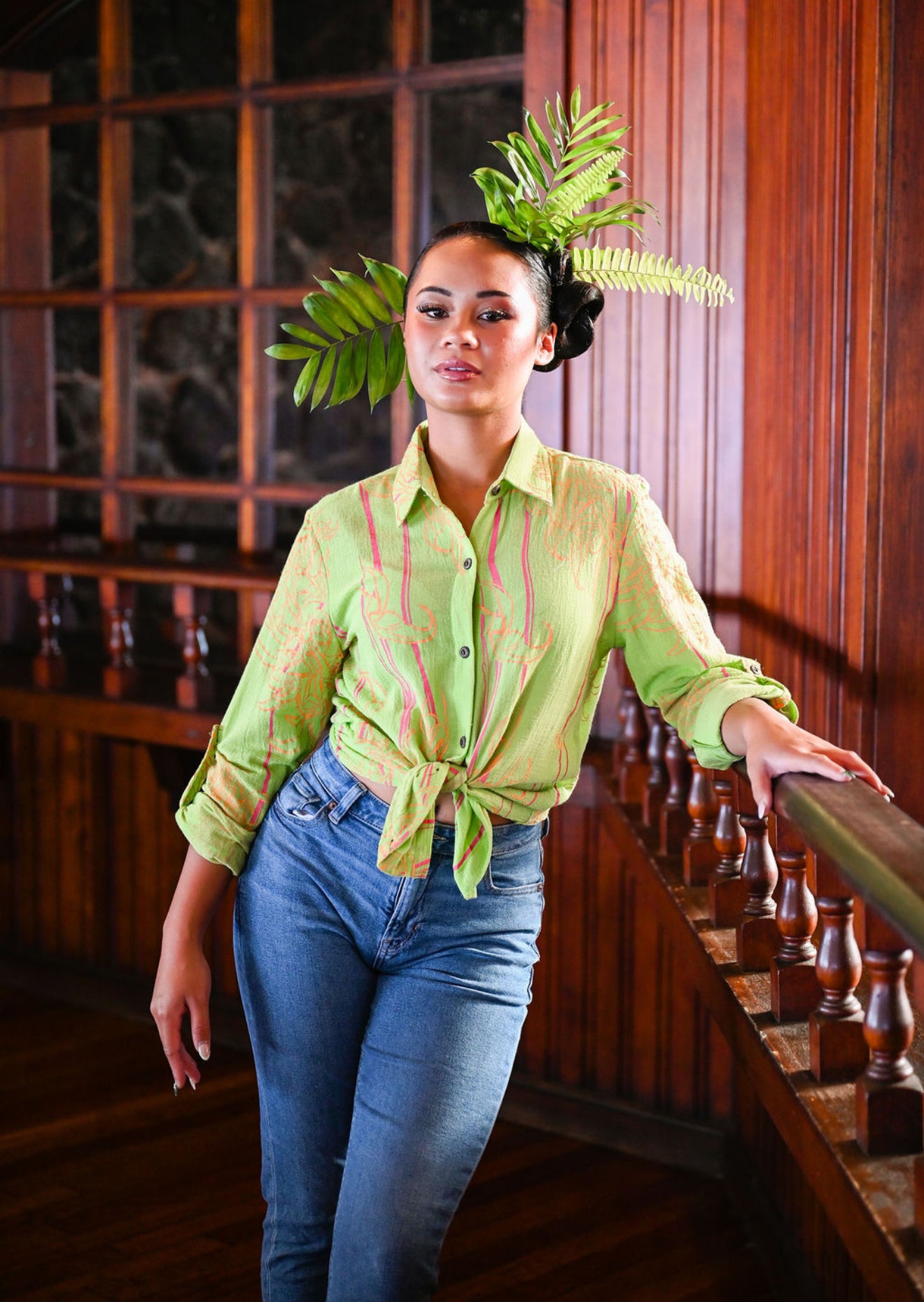 Kau'i Long Sleeve Blouse (GAUZE FALL ‘25)