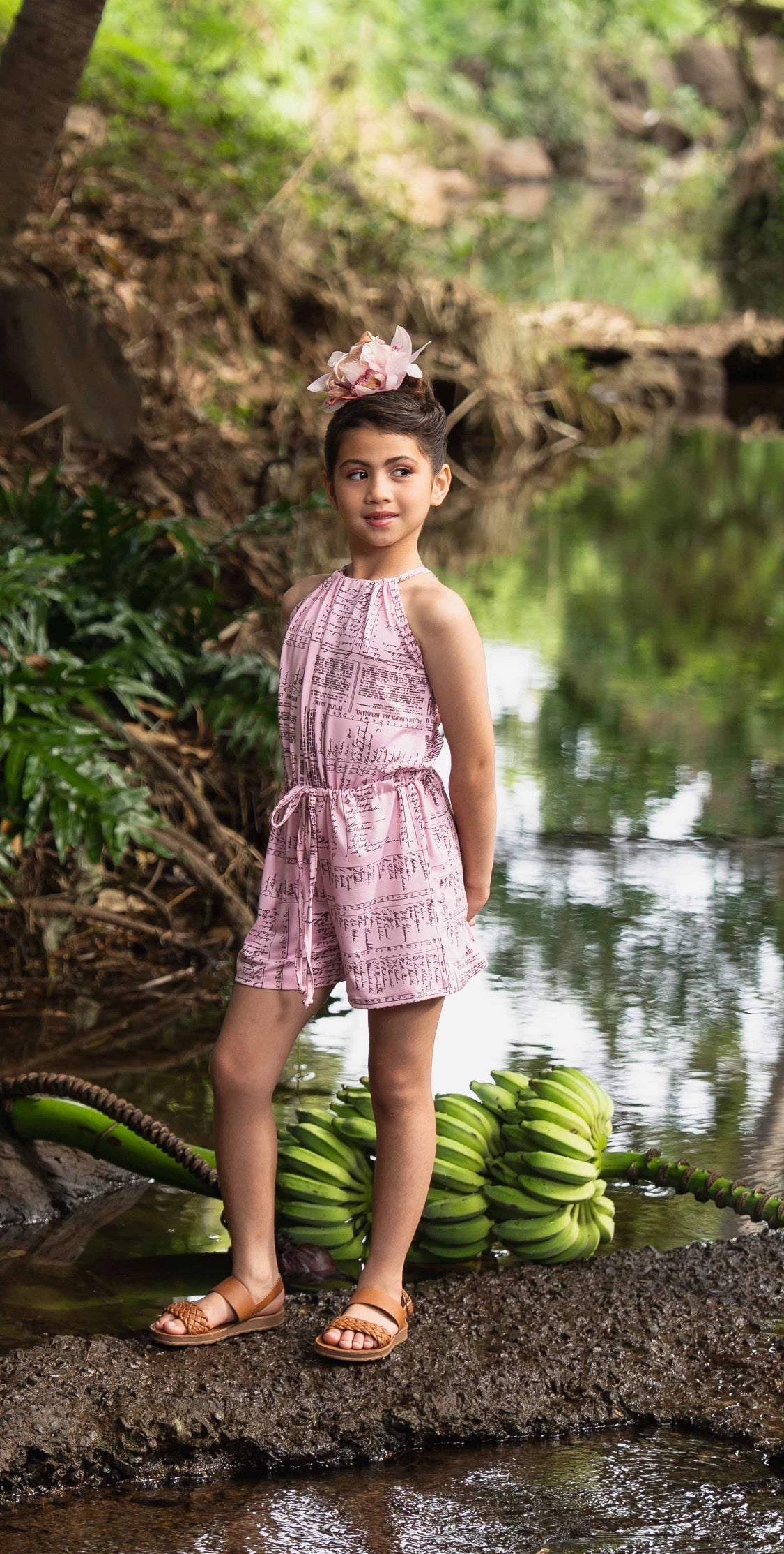Nalani Halter Romper GIRLʻS  DTY-S  (MM ʻ26)