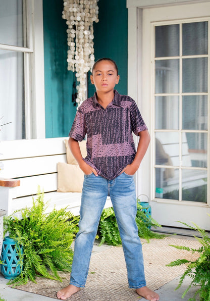 BOYS Kailianu Pullover Short Sleeve Shirt DTY-S (BHM ʻ26)