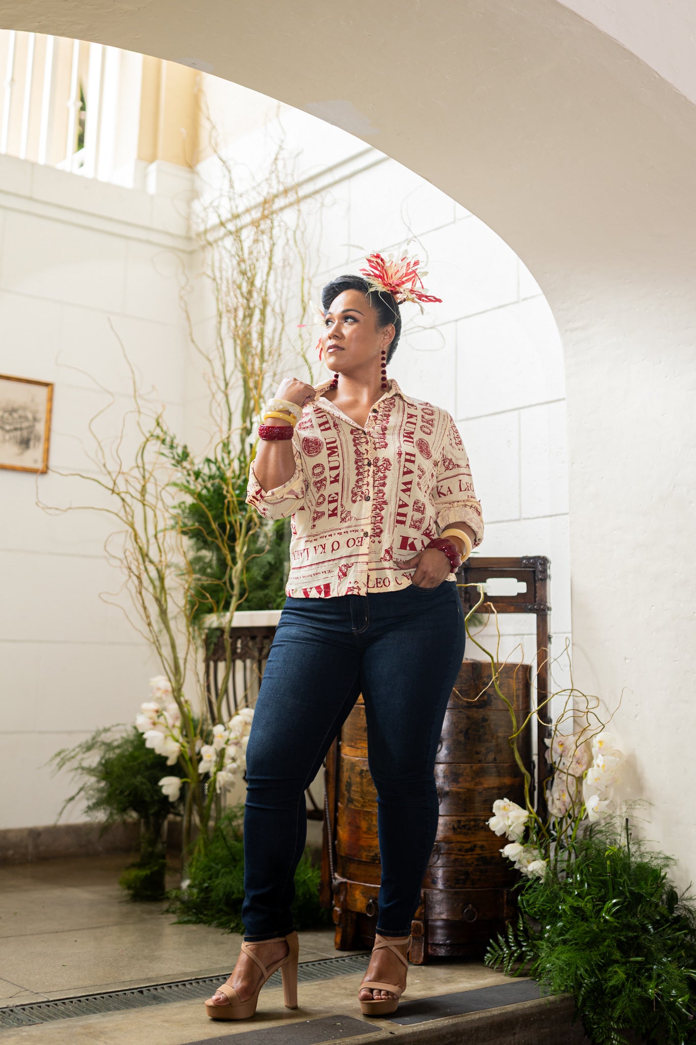 Kau’i Long Sleeve Blouse (GAUZE Winter ʻ25)