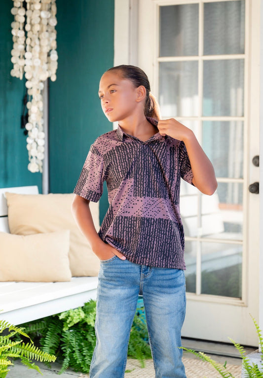 BOYS Kailianu Pullover Short Sleeve Shirt DTY-S (BHM ʻ26)