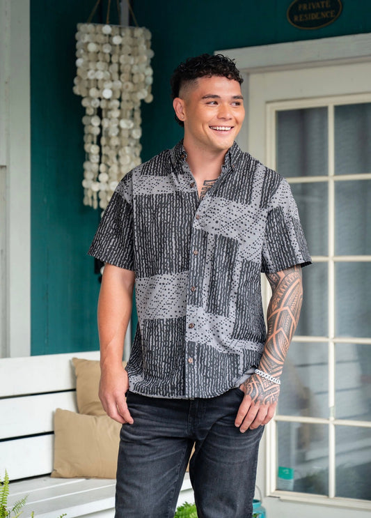 MENʻS Aloha Shirt Short Sleeve LINEN (BHG ʻ26)
