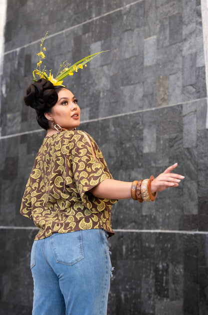 Kapulani Box Blouse (MIH GAUZE ʻ25)