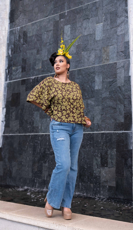 Kapulani Box Blouse (MIH GAUZE ʻ25)
