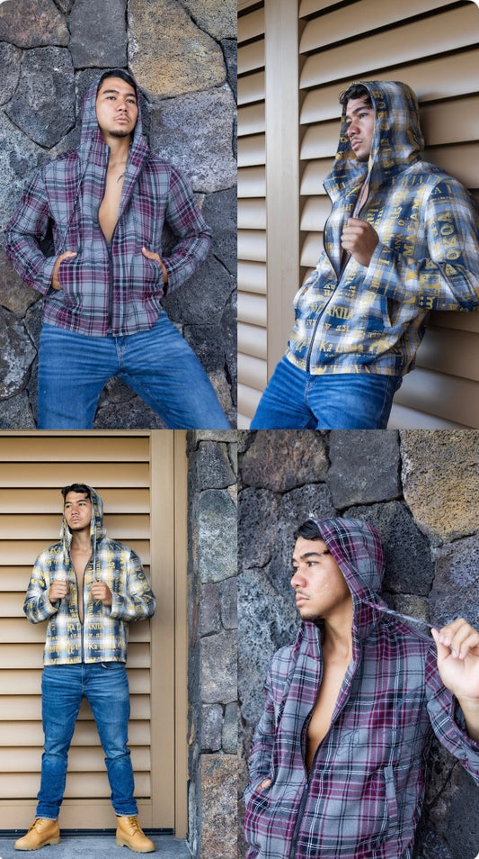 Kamaka Hooded PLAID Jackets