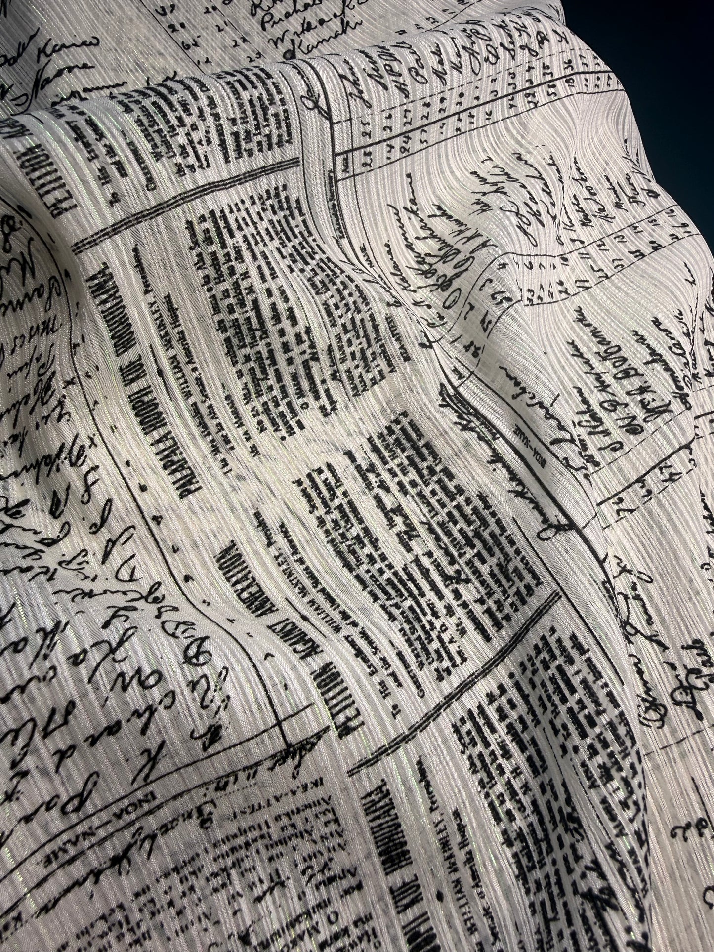 Waialeale Cover Up Tinsel Chiffon