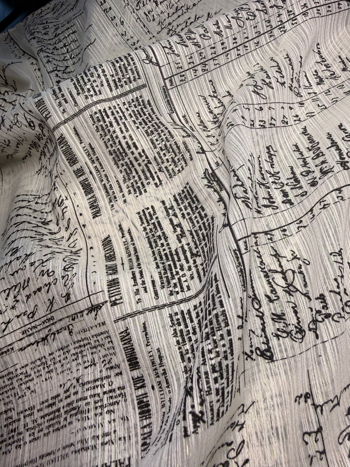 Waialeale Cover Up Tinsel Chiffon