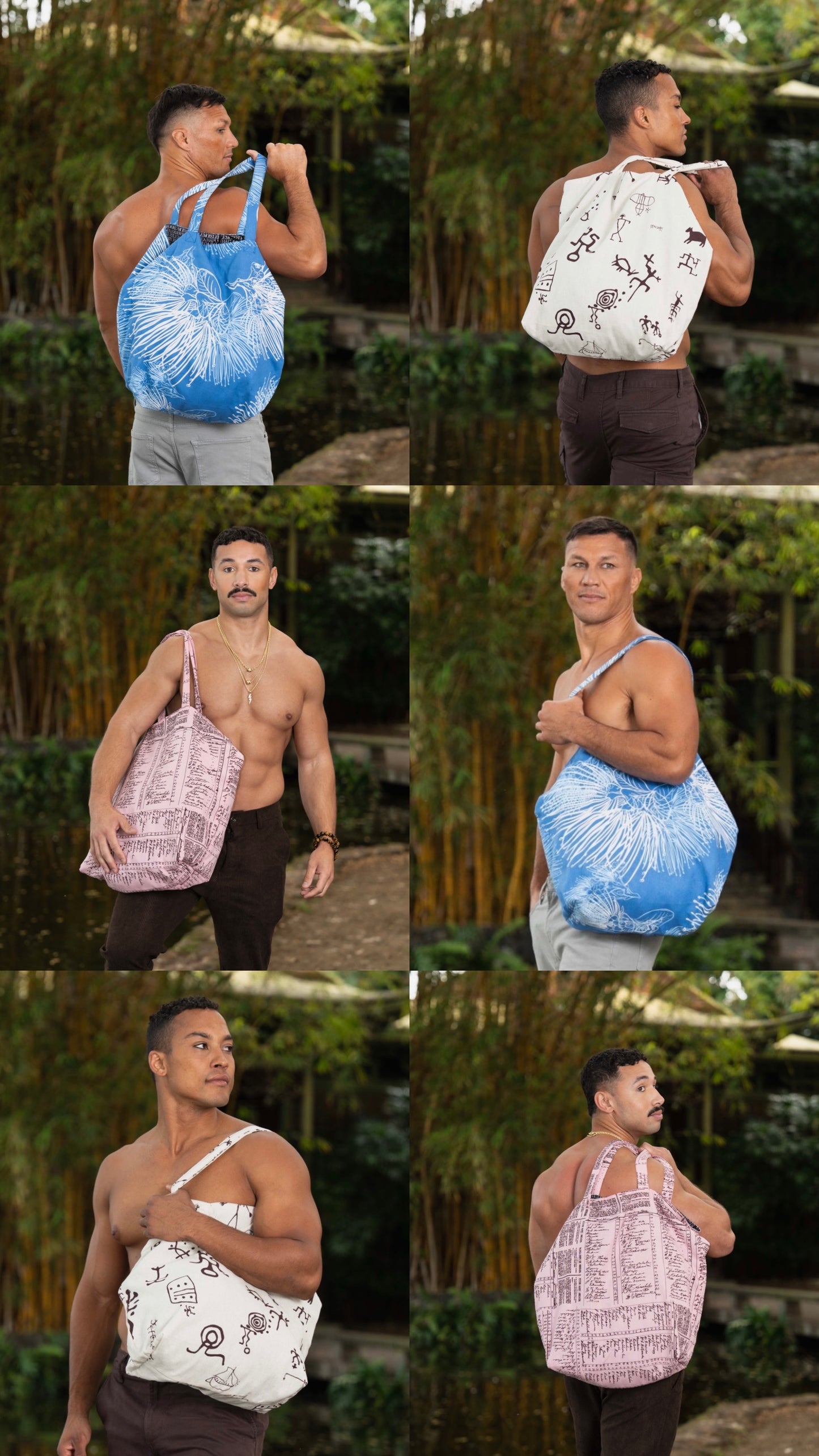 Niumalu 20" Reversible Tote Bag LINEN (MM ʻ26)