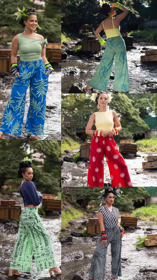 Puakea Smocking Pants GAUZE (MMʻ25)