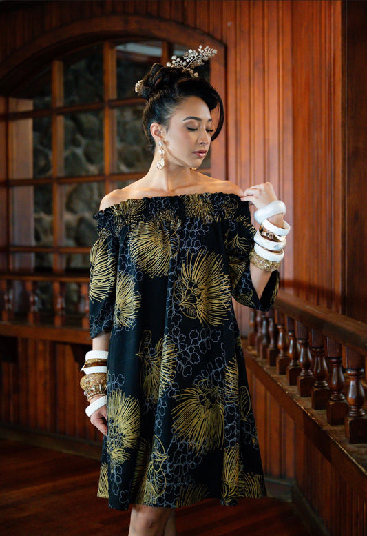 Ipolani Smocking Cutie AIRFLOW (LEHUA/MAIDENHAIR)