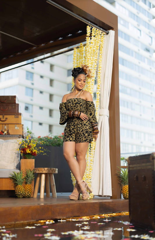 Puamaika'i Short Romper (Modal)